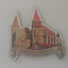 M3 C3 - Magnet frigider - tematica turism - Castelul Corvinilor - Romania 8
