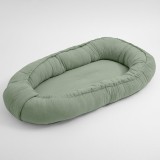 Cosulet bebelus, New Baby, Pentru dormit, Baby Nest 80 x 50 cm, Din muselina, Din materiale certificate Oeko Tex Standard 100, S