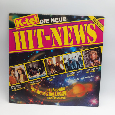 various HIT NEWS 1982 K-tel Germania vinyl LP NM / VG+ foto
