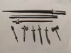 Bnk jc Arme pentru figurine cavaleri - lot 10 diferite - Timpo Britains etc
