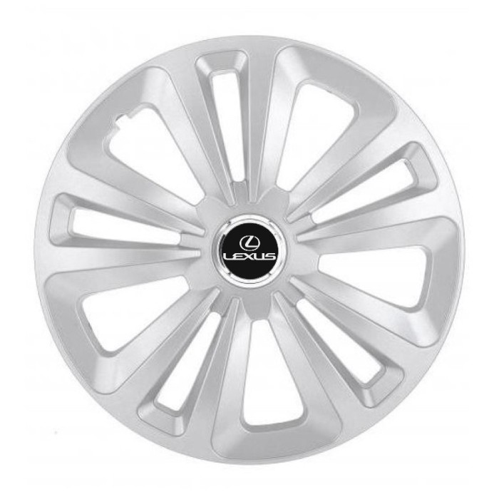 Set 4 Capace Roti, potrivite jantelor de R14, pentru Lexus, model terra cromat