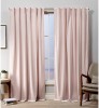 Draperie din catifea cu rejansa transparenta cu ate pentru galerie, Madison, 200x220 cm, densitate 700 g/ml, Faux Fur, 1 buc
