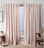 Set draperii din catifea cu rejansa transparenta cu ate pentru galerie, Madison, 250x230 cm, densitate 700 g/ml, Faux Fur, 2 buc