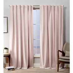 Draperie din catifea cu rejansa transparenta cu ate pentru galerie, Madison, 150x270 cm, densitate 700 g/ml, Faux Fur, 1 buc