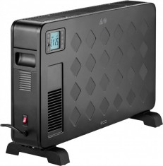 Convector electric de podea ECG TK 2040 DR black, 2300W, 3 trepte foto