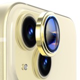 Folie sticla iPhone 14 Camera Protector Lito S+, galben