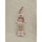 Figurina Craciun, Flippy, Om de Zapada, Picioare Telescopice, Inaltime Reglabila 44-54cm, Roz