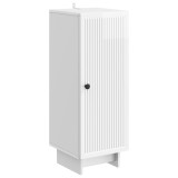 vidaXL Dulap Alb Lucios 33 x 34,5 x 90 cm Lemn prelucrat 893909