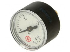 Manometru 0-1.6 bar 40mm Lichide și Gaze Inerte foto