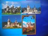 HOPCT LOT NR 1152 CASTELUL PELES-SINAIA -PRAHOVA-4 CARTI POSTALE-NECIRCULATE&#039;&#039;, Necirculata, Printata
