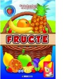 Fructe. Carte de colorat cu abtibilduri (format A4)