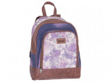 Rucsac fete pentru plimbari,model Jeans Floral,27x29x9 cm