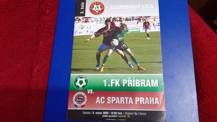 program FK Pribram - AC Sparta Praga