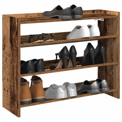 vidaXL Pantofar, Lemn vechi, 80x25x62 cm, lemn compozit 859921 foto