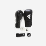 Set Box ADIDAS: Mănuși, benzi, protecție pentru dinți