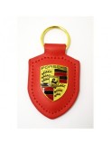 Breloc cheie Lux Porsche Rosu