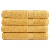 Cumpara ieftin Prosoape de saună premium SOLUND 4 buc auriu 80x200cm 600gsm