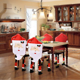 Decorațiuni pentru scaune - Moș Crăciun - 47 x 75 cm - roșu/alb 58736A, General