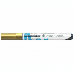 Marker cu vopsea acrilică Paint-It 310 2 mm Schneider Auriu