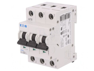 &amp;Icirc;ntrerupător Supracurent 2A 3P 15kA 230/400VAC foto