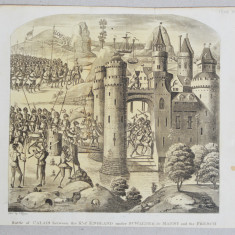 J Harris "Battle of Calais" aquatinta cca 1790-1834