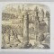 J Harris &quot;Battle of Calais&quot; aquatinta cca 1790-1834