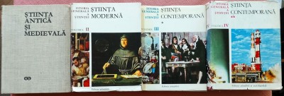 Istoria generala a stiintei 4 Volume. Editura Stiintifica, 1970-1976 - Coordonator Rene Taton foto