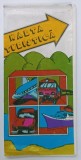 ROMANIA , HARTA TURISTICA , ANII '70 - ' 80