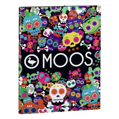 Mapa cu elastic A4 colectia Moos Cranii foto