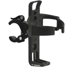 Suport sticla apa pentru bicicleta, prindere ghidon, suruburi prindere, plastic, negru