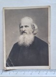 Fotografie veche portret cleric ortodox &ndash; cca. 1900 &ndash; 9&times;12 cm