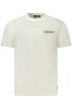 Napapijri Tricou barbati, cu imprimeu grafic pe fata si pe spate, Regular Fit, Alb, M, L, XL