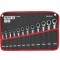 Set chei combinate cu clichet in husa textila, 8-19 mm, 12 piese