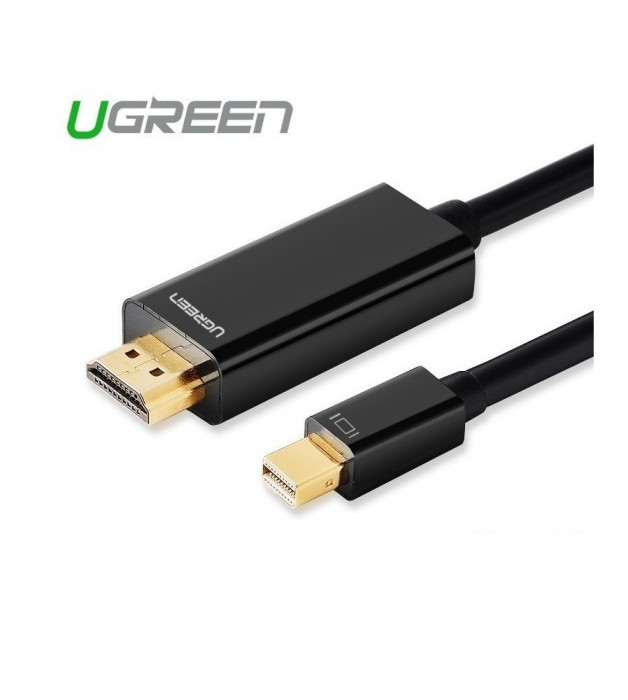 Mini Dislayport DP Male HDMI Male cable-Lungime 1.5 Metri-Culoare Negru