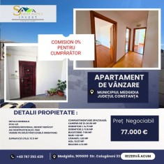 Apartament de V&acirc;nzare &ndash; 3 Camere Spațioase, Zona Piața Balada