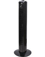RESIGILAT - Ventilator turn LENTZ 80042, 45W, 81cm, 3 viteze, oscilatie, negru foto
