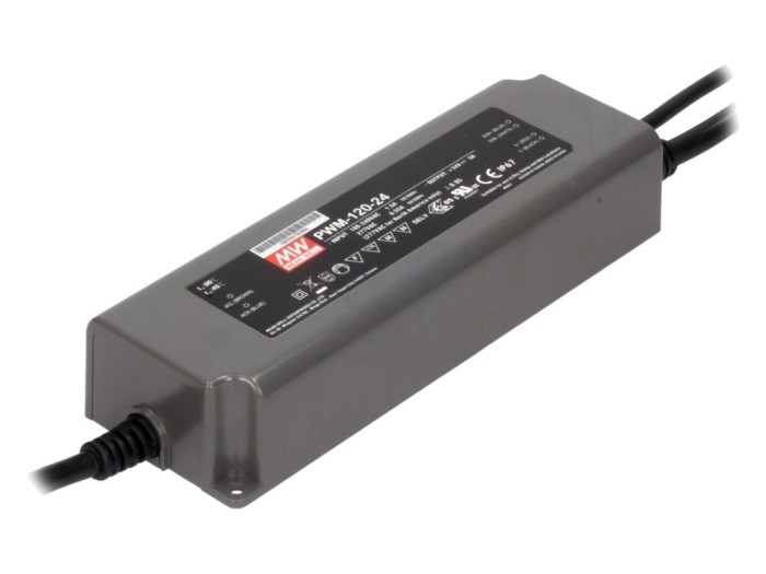 Alimentator LED 24V 5A IP67