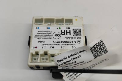 Modul de control ușă dreapta spate MERCEDES-BENZ C T-Model S205 2015 OEM: A2059004721,A2059010707,A2229025411,28-4153-3613-3-00 28483927 foto