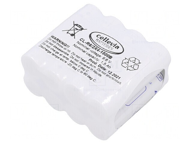 Baterie Ni-MH AA 9.6V 1500mAh cu Urechi pentru Lipire