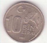 Turcia 10.000 lire 1995.