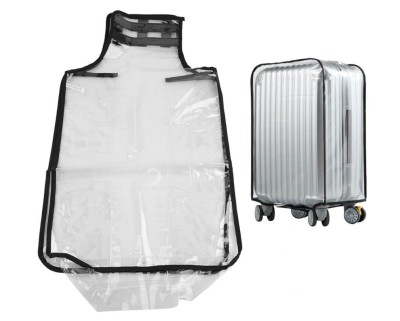 Husa transparenta pentru valiza din PVC, Jerliflyer, 70 cm - RESIGILAT foto