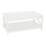 Masuta de cafea mdf alb Edria 87x54.5x37 cm