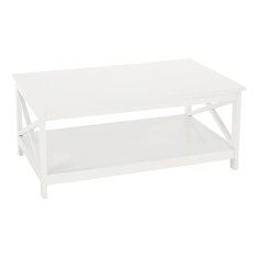 Masuta de cafea mdf alb Edria 87x54.5x37 cm