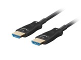 Lanberg Cablu HDMI M M v2.1 30 m optic negru AOC