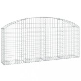 Cumpara ieftin Cos gabion arcuit 200x30x80/100 cm fier galvanizat