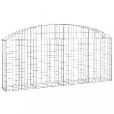 Cos gabion arcuit 200x30x80/100 cm fier galvanizat foto