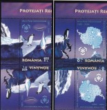 2009 LP 1829 d PROTEJATI REGIUNILE POLARE SI GHETARII SERIE TETE-BECHE MNH, Nestampilat