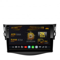 Navigatie Toyota RAV4 (2006-2013), Android 13, V-Octacore 4GB RAM + 64GB ROM, 9.5 Inch - AD-BGV9004+AD-BGRKIT096
