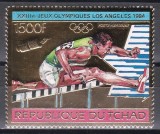 Ciad 1983 - Jocurile Olimpice - Los Angeles, PA, FOLIE DE AUR, RARA, MNH