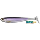 Shad Live Target Slow Roll Shiner Paddle Tail, Silver / Purple, 10cm, 4buc/pac